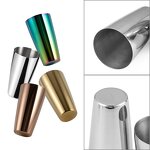 Cocktail Mixer Manufacturer - Colourful Rose Gold Bar Tools Customized Design 600/800ml Weighted Boston Cocktail Shakers