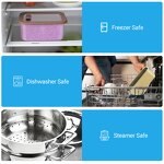 Food Prep Container Manufacturer - Pure Titanium Anti-Bacteria Home Airtight with Glass Lids Lightweight Durable Storage Health Baby Set