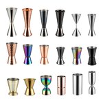 Cocktail Mixer Manufacturer - Colourful Rose Gold Bar Tools Customized Design 600/800ml Weighted Boston Cocktail Shakers