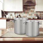 Stock Pots Set Manufacturer - Extra Large Soup & Kitchen Gas with Stainless Steel Lid Commercial Cooker High Capacity Wholesale