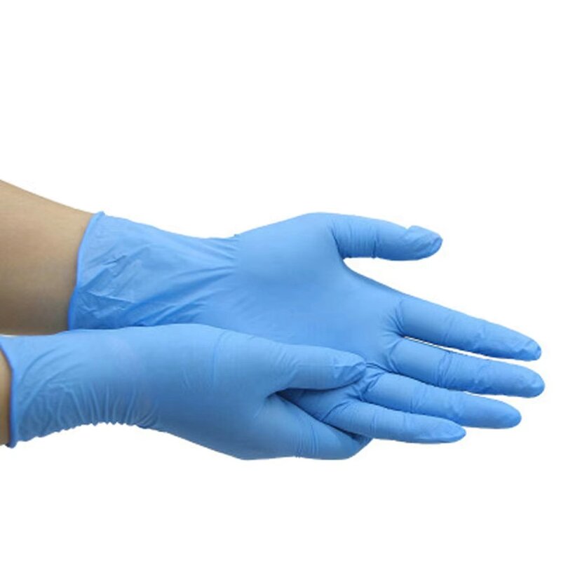 Disposable Nitrile Safety Gloves Manufacturer - Hot Selling 100% 9 Inches Blue for Cleanroom