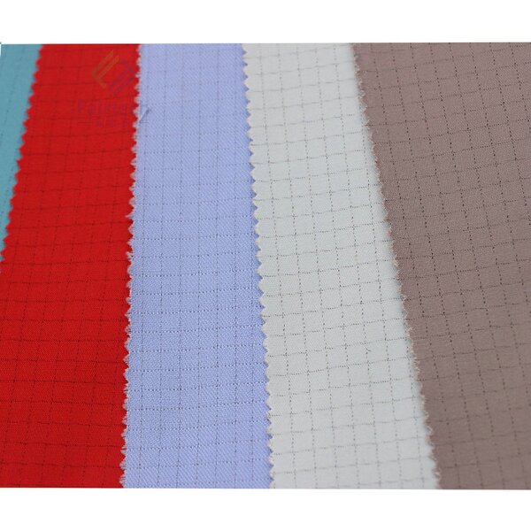 Conductive Anti Static ESD Fabric Manufacturer - Wholesale High Quality Twill Grid Cloth