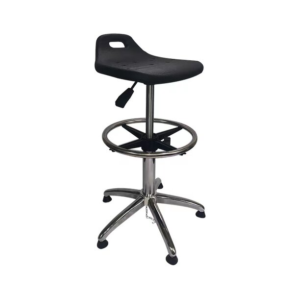 ESD Dental Stool Manufacturer - Chair with Backrest and Footrest