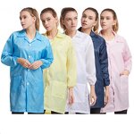 ESD Garment Manufacturer - Customized Polyester Working Smock Antistatic Reusable for Food Industry