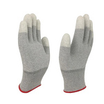 Conductive Copper Fiber Glove Manufacturer - FR0306 PU Fingertip Coating Gloves