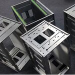 ESD SMT Rack Manufacturer - Adjustable Storage Holder Shelf Antistatic Magazine Rack for PCB