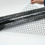 Anti Static ESD PVC Grid Curtain Manufacturer - Transparent Carbon Printed Grid