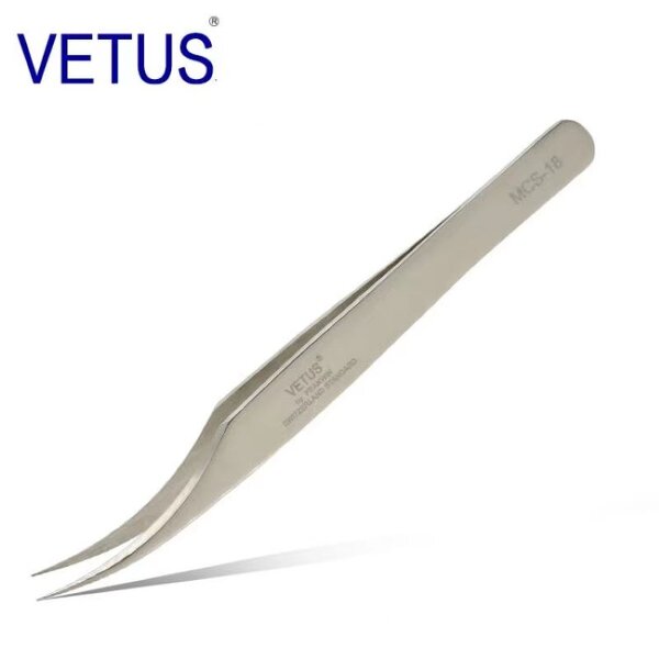 Precision Tweezers Manufacturer - Clean Room Conductive Esd Human Hair 3d Vetus Tweezer Mink Lash for Eyelash Extension