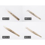 Vetus Tweezer Manufacturer - 71 Made in Korea Dark Brown Eyebrow Extension Safety Product