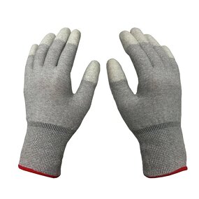 Conductive Copper Fiber Glove Manufacturer - FR0306 PU Fingertip Coating Gloves