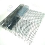 ESD Grid Curtain Manufacturer - Anti Static PVC Transparent with Carbon Grid