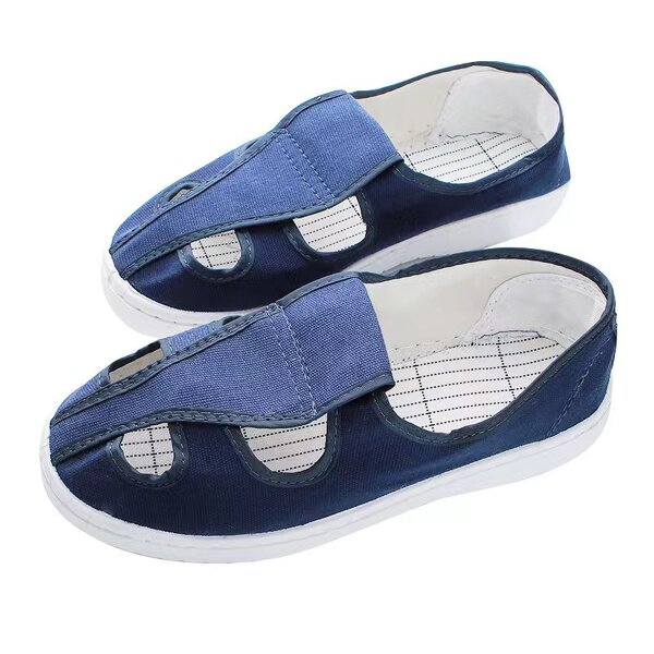 ESD Mesh Shoes Manufacturer - PVC Outsole Upper for Cleanroom Laboratory Semiconductor Industry Worker