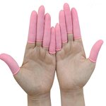 ESD Finger Cots Manufacturer - Wholesale Pink Medium for Optical Components