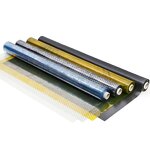 Anti Static ESD PVC Grid Curtain Manufacturer - Transparent Black for Factory Use