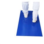 Cleanroom ESD Sticky Mats Manufacturer - 30 Layers Blue/White Color Floor Tack Door Surface Adhesive