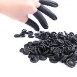 Black Non-Slip Antistatic Latex Finger Stall Manufacturer - Esd Protective for Soldering