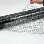 Anti Static ESD PVC Grid Curtain Manufacturer - 0.3mm Transparent Black for Factory Use