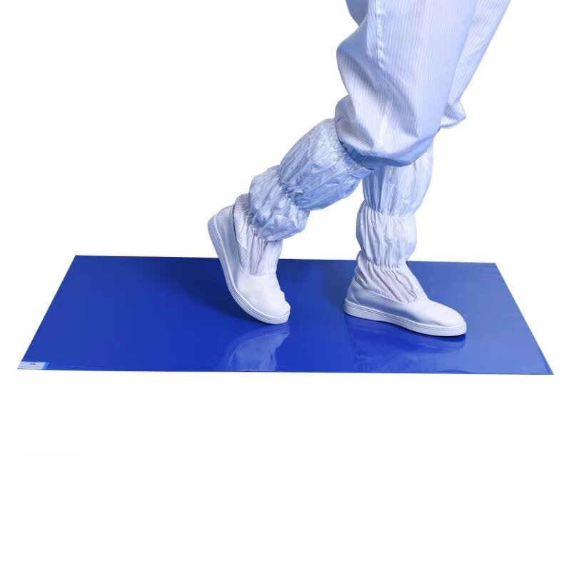 Cleanroom ESD Sticky Mats Manufacturer - 30 Layers Blue/White Color Floor Tack Door Surface Adhesive
