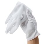 Cleanroom Esd Dotted Glove Manufacturer - Custom Logo Best Material for Boxes Pu Palm Coating Singapore