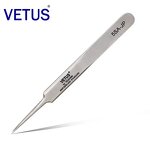 Precision Tweezers Manufacturer - At a Loss Stainless Steel Curved Double Date Gold - 45 Slim Foot Eyelash Extension Mascara