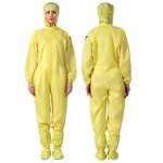 Antistatic Clothing ESD Smock Manufacturer - Pink White Yellow Anti Static Cleanroom for Phone Refurbish