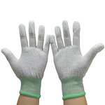 Conductive Copper Fiber Glove Manufacturer - FR0306 PU Fingertip Coating Gloves