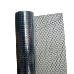 Anti Static ESD PVC Grid Curtain Manufacturer - 0.3mm Transparent Black for Factory Use