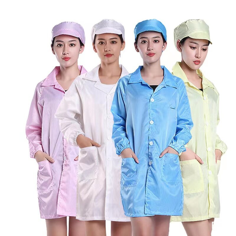 Antistatic Garment Manufacturer - Unisex ESD Clothes Cheap Factory-Sold Work Suits for Cleanroom Safety