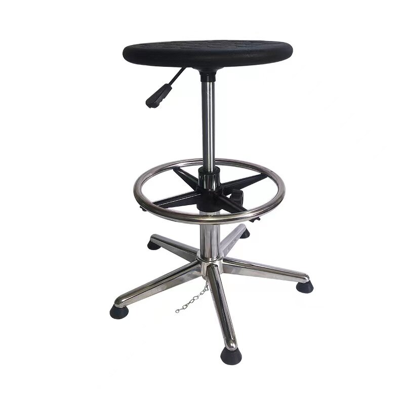 ESD Laboratory Chair Manufacturer - Industrial Furniture Anti-static with Foot-ring Polyurethane Cleanroom Lab