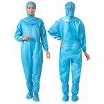 Coverall Workwear Manufacturer - Color Green Gown Anti Static Esd Coat Cleanroom Smock ESD Cloth