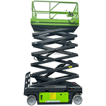 Electric Scissor Forklift - Fast Charging Hydraulic Buffering 8 Hours Range
