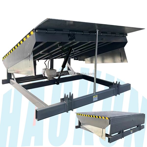 Adjustable Mobile Loading Ramp - Hydraulic Operation & High-Stability