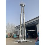 Outdoor Hydraulic Ladder Lift - 4m-10m Single Mast Aluminum Alloy