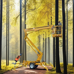 Arborist Track Spider Lift - 10-22m for Tree Trimming