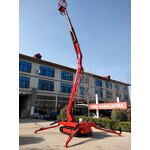 Small Hydraulic Trailer Knuckle Boom Lift - 10-22m Tracked Automatic Leveling