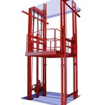 Industrial Vertical Cargo Lift - Wall Mounted Electric Hydraulic Goods Lift
