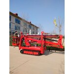 Small Hydraulic Trailer Knuckle Boom Lift - 10-22m Tracked Automatic Leveling