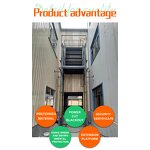 Hydraulic Heavy Goods Elevator - Indoor Cargo Lift Outdoor Electric