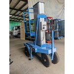 Outdoor Hydraulic Ladder Lift - 4m-10m Single Mast Aluminum Alloy