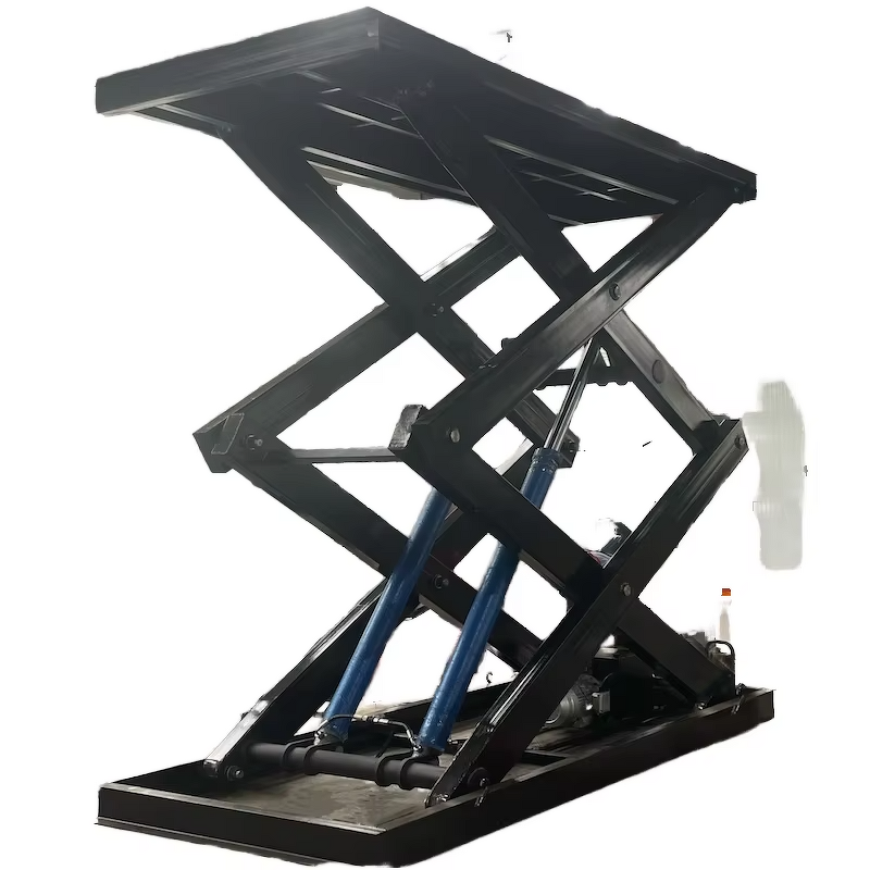 Fixed Hydraulic Scissor Car Lift - 3 Ton Underground Lifter