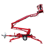 Trailer Mounted Boom Lift - Towable Scissor Lift Aerial Work Platform