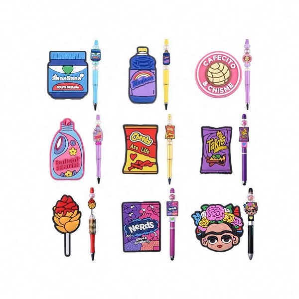 Mexican Food Focal Beads - Silicone Candy Custom Pen Topper Charm