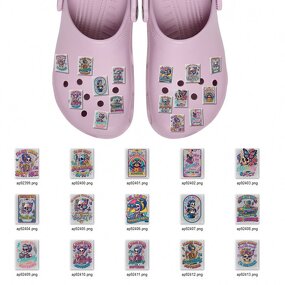 UV Printing Acrylic Shoe Charms - Bulk Wholesale Logo Teacher Student Gift