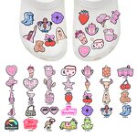 Cartoon Jelly Sneaker Charms - Plastic Shoe Decoration Pendants & Shoe Lace Accessories