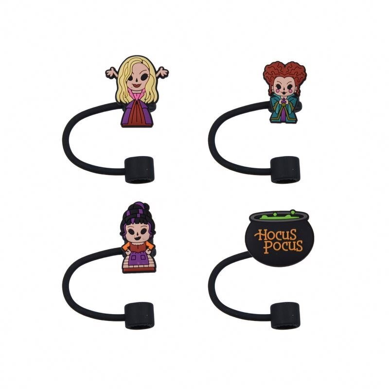 Hocus Pocus Straw Toppers - Mermaid Studded Coffee Cup with Cover Charms