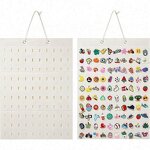 DIY Shoes Charm Holder - PVC Collector Rectangular Silicone Pad Storage