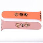 Slide Metal Charms for Silicone Band - for 38-45mm All Series Designer