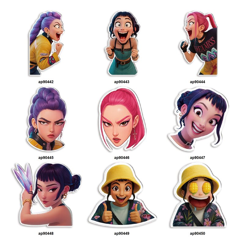 Acrylic K-POP Shoe Charms - Hunters Shoes Character Design for Clogs