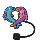 Anime Silicone Straw Topper - Custom Charm Cover for Tumblers Wholesale