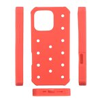 Waterproof Silicone Phone Case - Fashionable Summer Color Holds Clog Charms